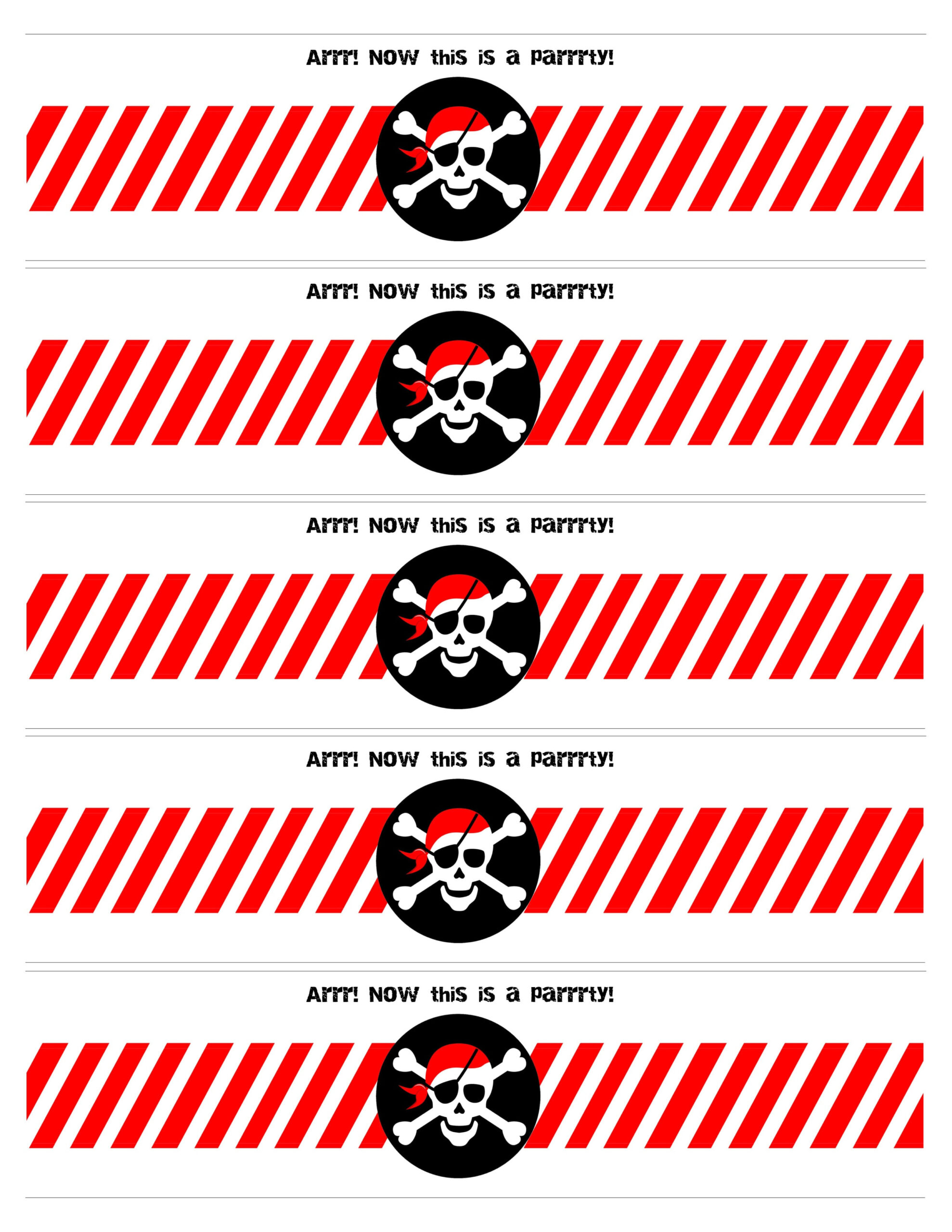 Pirate Birthday Party With Free Printables - How To Nest For Less™ intended for Pirate Party Free Printables