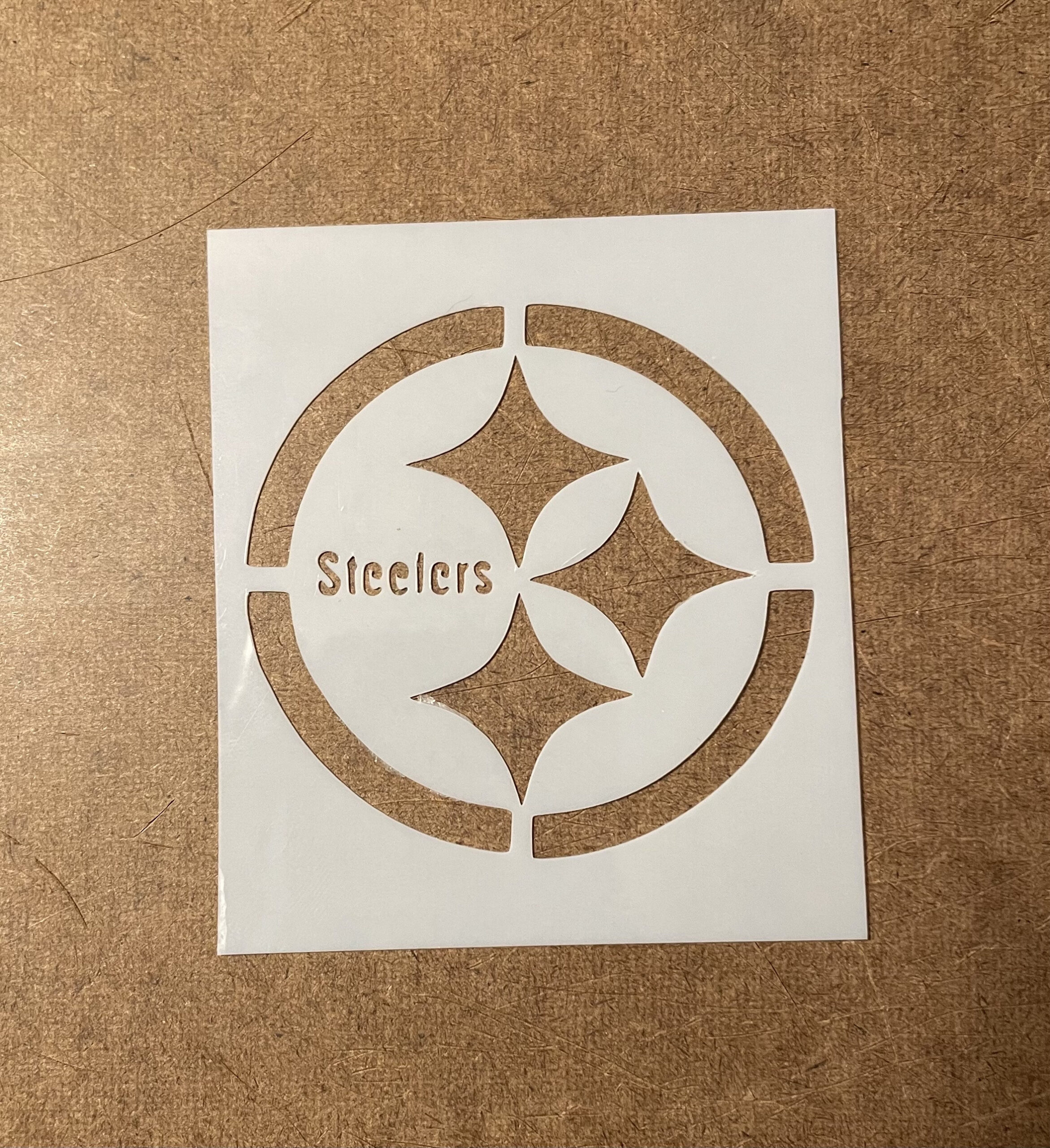 Pittsburgh Steelers Stencil with Free Printable Steelers Stencils