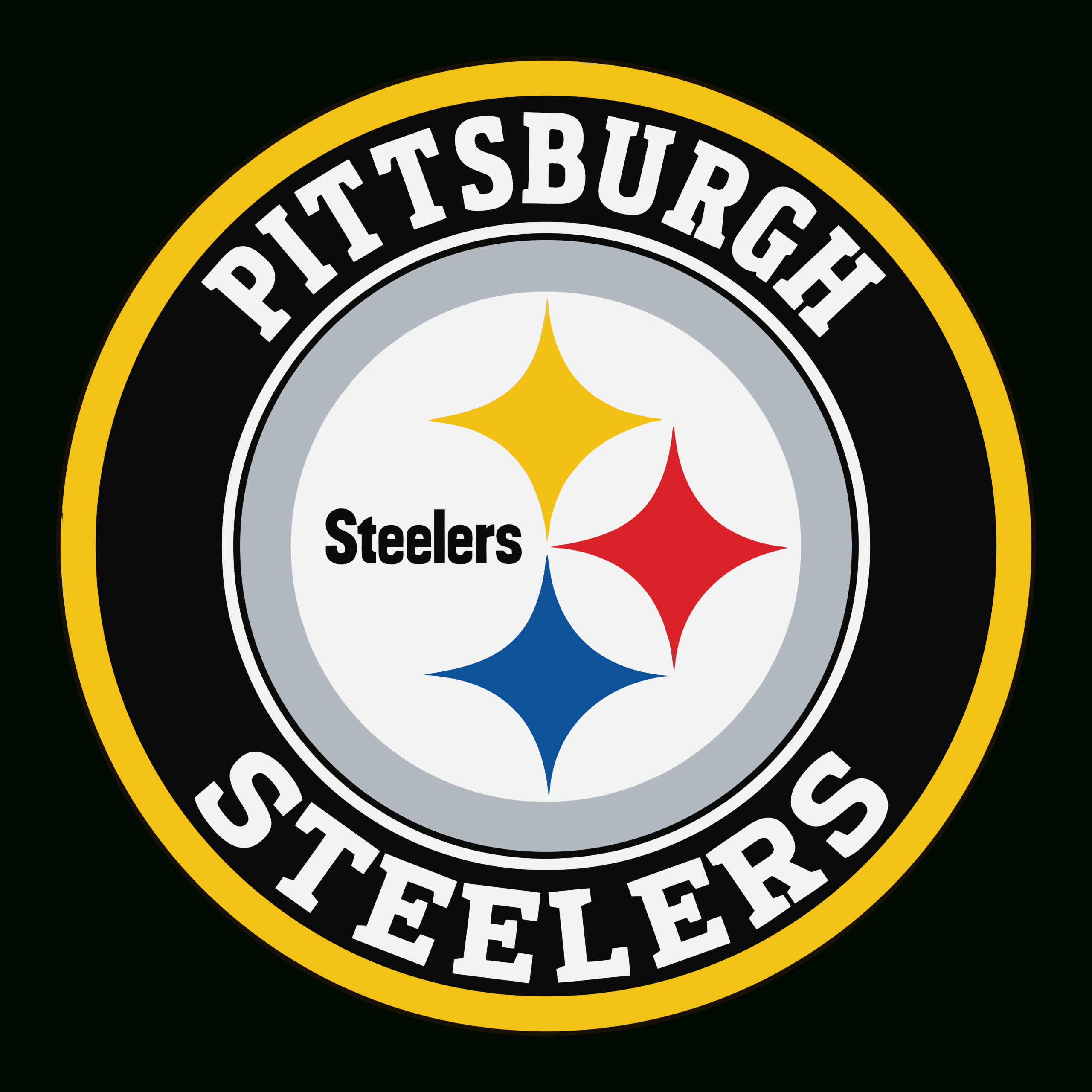 Pittsburgh Steelers Svg, Pittsburgh Steelers Logo, Steelers Clipart, Football Svg, Svg File For Cricut, Nfl Svg in Free Printable Steelers Stencils