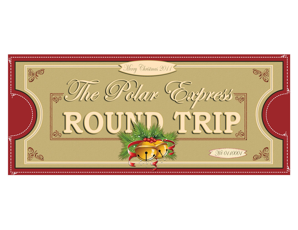 Polar Express Ticket Front 1Up 8.5X11 | Free Printable Polar… | Flickr within Printable Polar Express Ticket Free