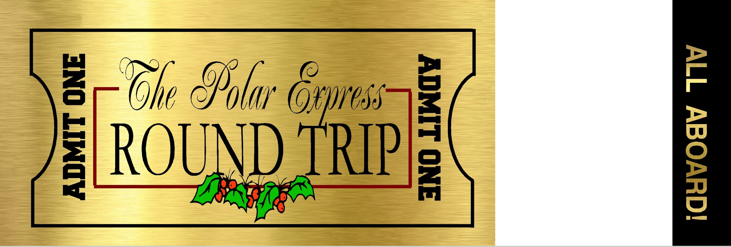 Polar Express Ticket – The Idea Door with Printable Polar Express Ticket Free