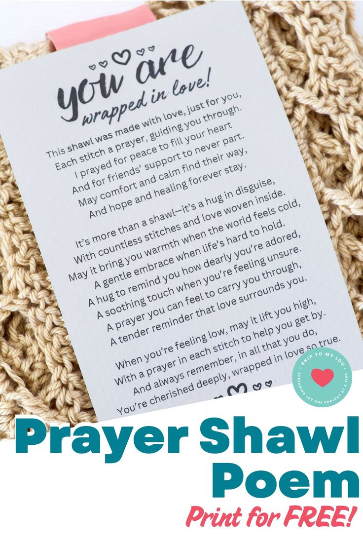 Prayer Shawl Poem inside Printable Free Prayer Shawl Poem