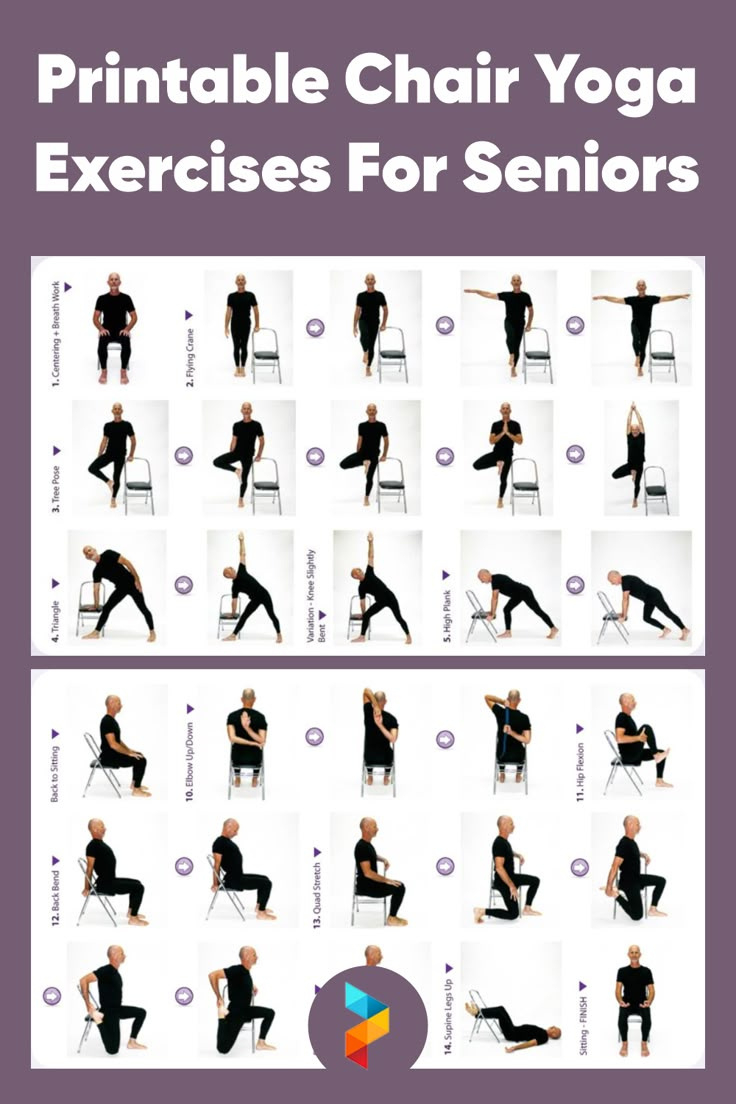 Printable Chair Yoga Exercises For Seniors | Yoga Pemula, Yoga regarding Free Printable Chair Yoga Exercises Free Download
