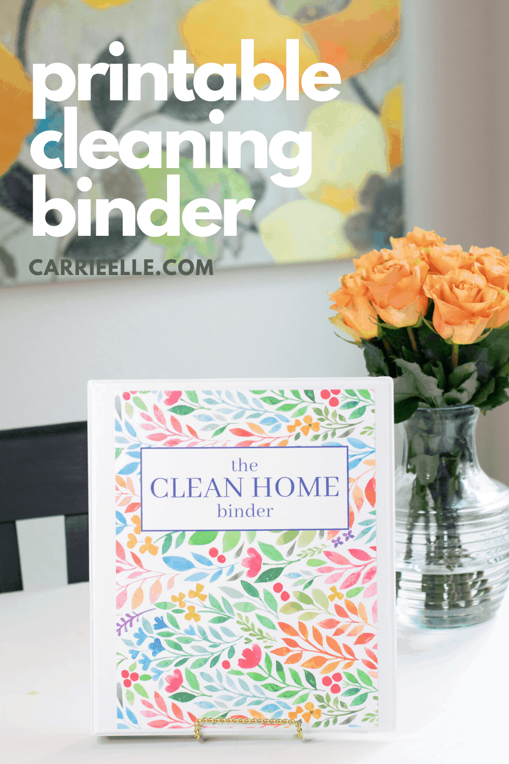 Printable Cleaning Binder - Carrie Elle for Free Printable Cleaning Binder