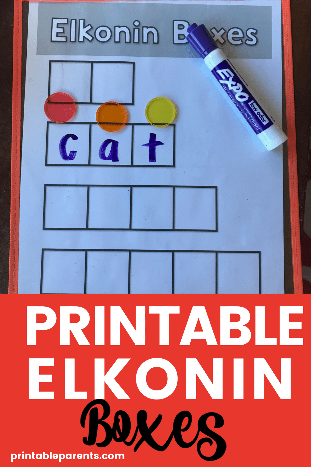 Printable Elkonin Boxes - Printable Parents intended for Elkonin Boxes Printable Free