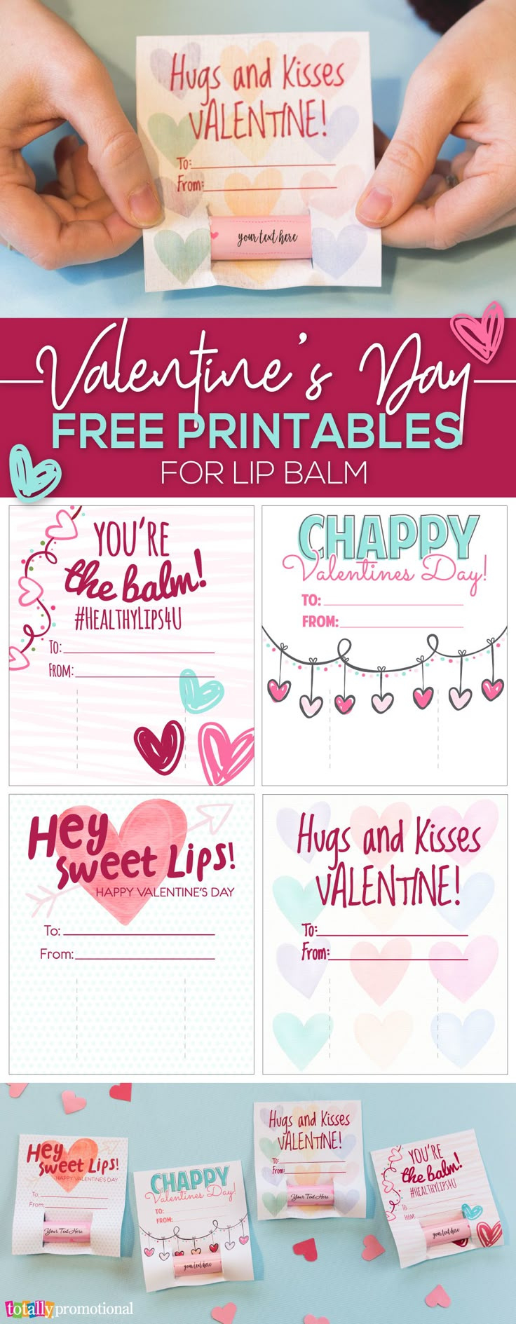 Lip Balm Valentine Printable FREE Printable HQ