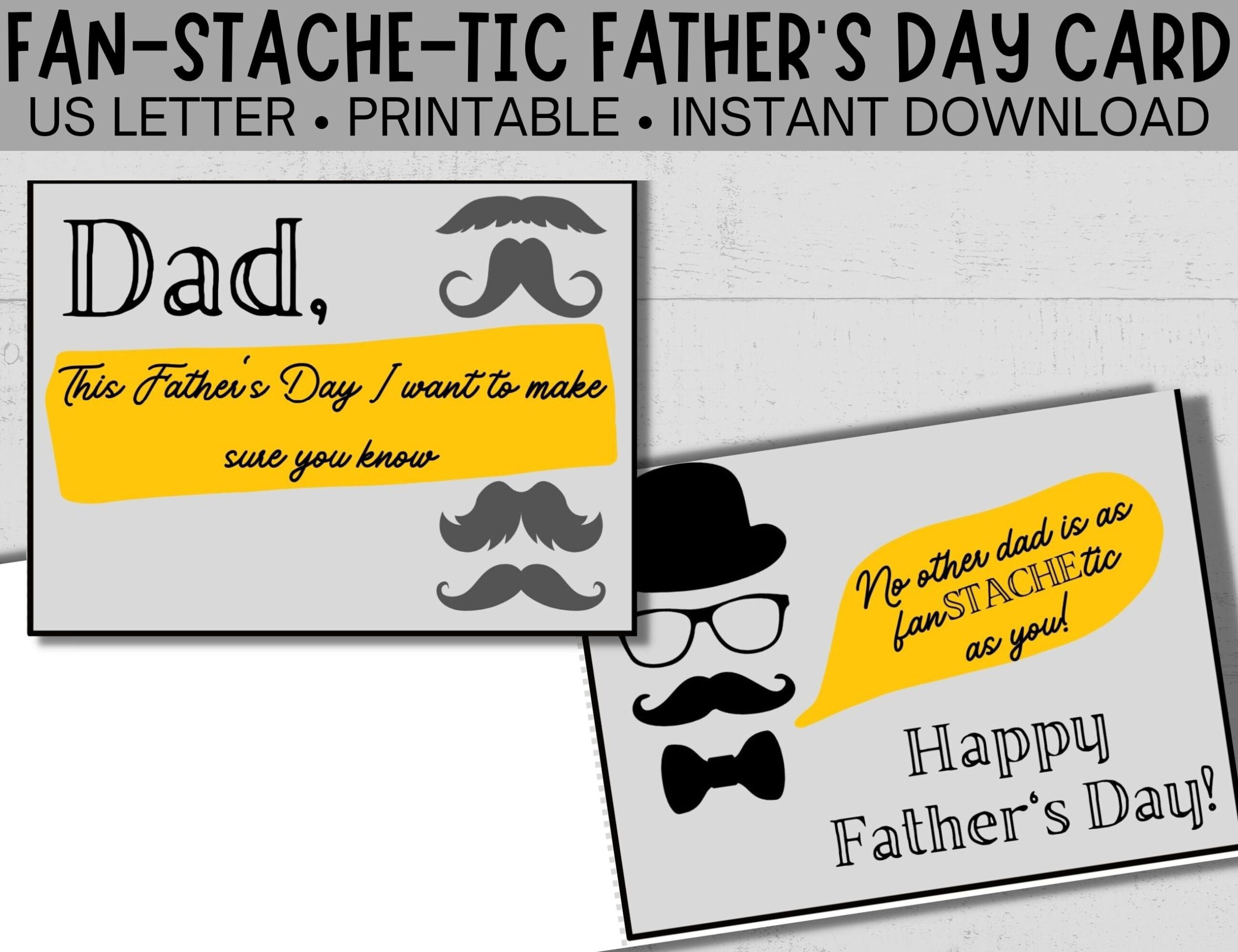 Dad s Stache Printable FREE Printable HQ