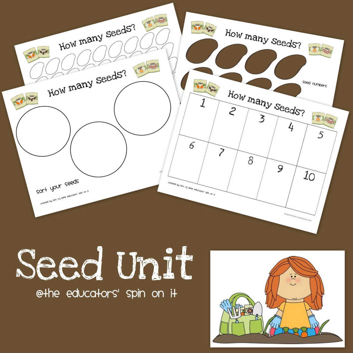 Printable Seed Activities Unit For The Tiny Seed in Printable the Tiny Seed Activities