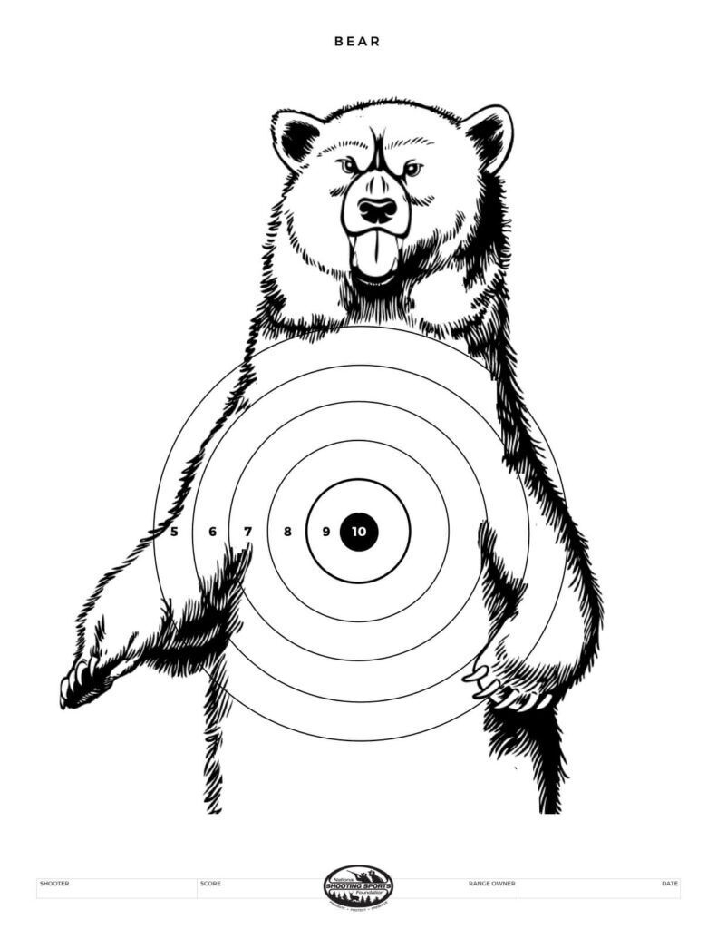 Printable Shooting Targets And Gun Targets • Nssf intended for Printable Silhouette Shooting Targets