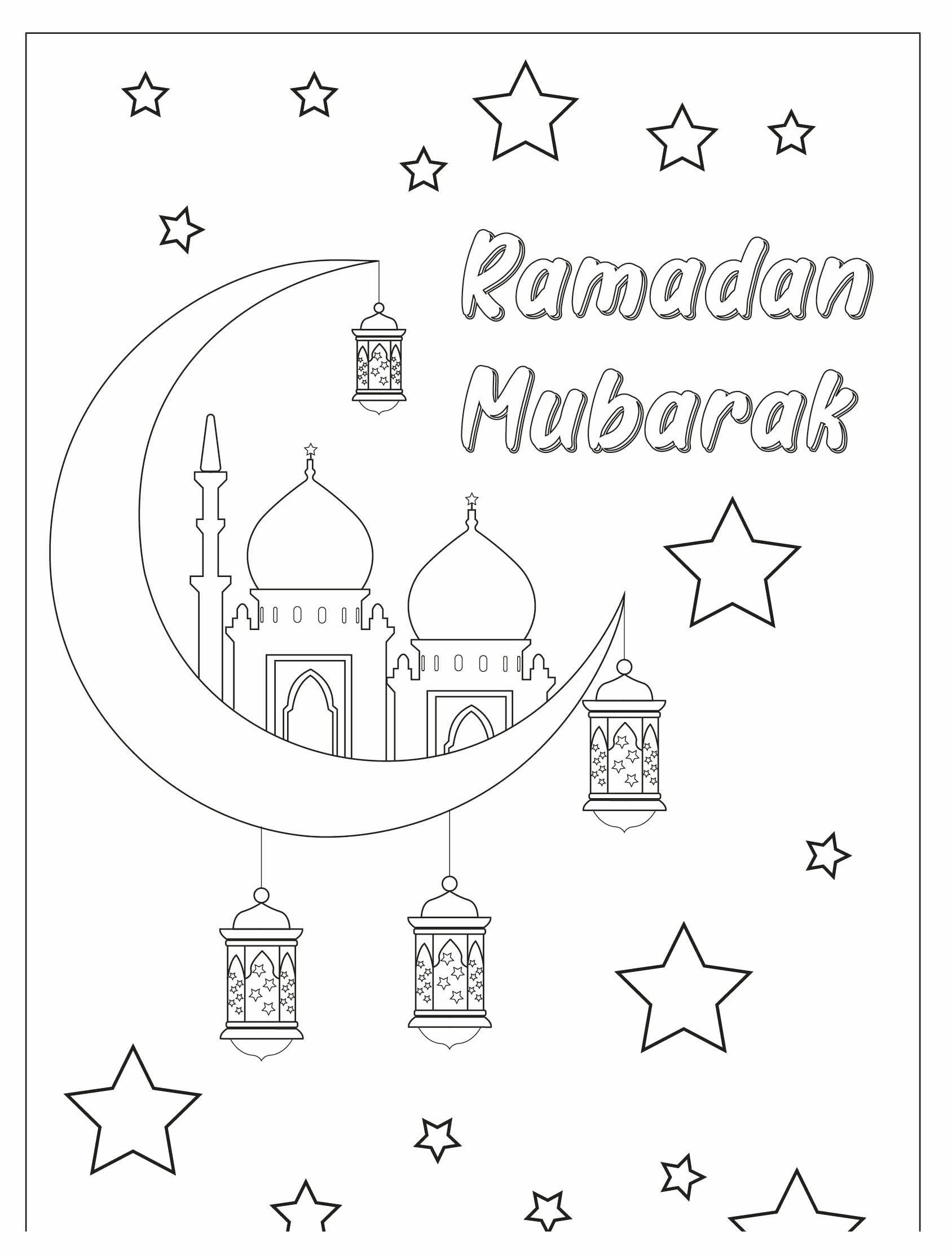 Printables - Free Coloring Pages &amp; Learning Worksheets | Hp for Printable Ramadan Coloring