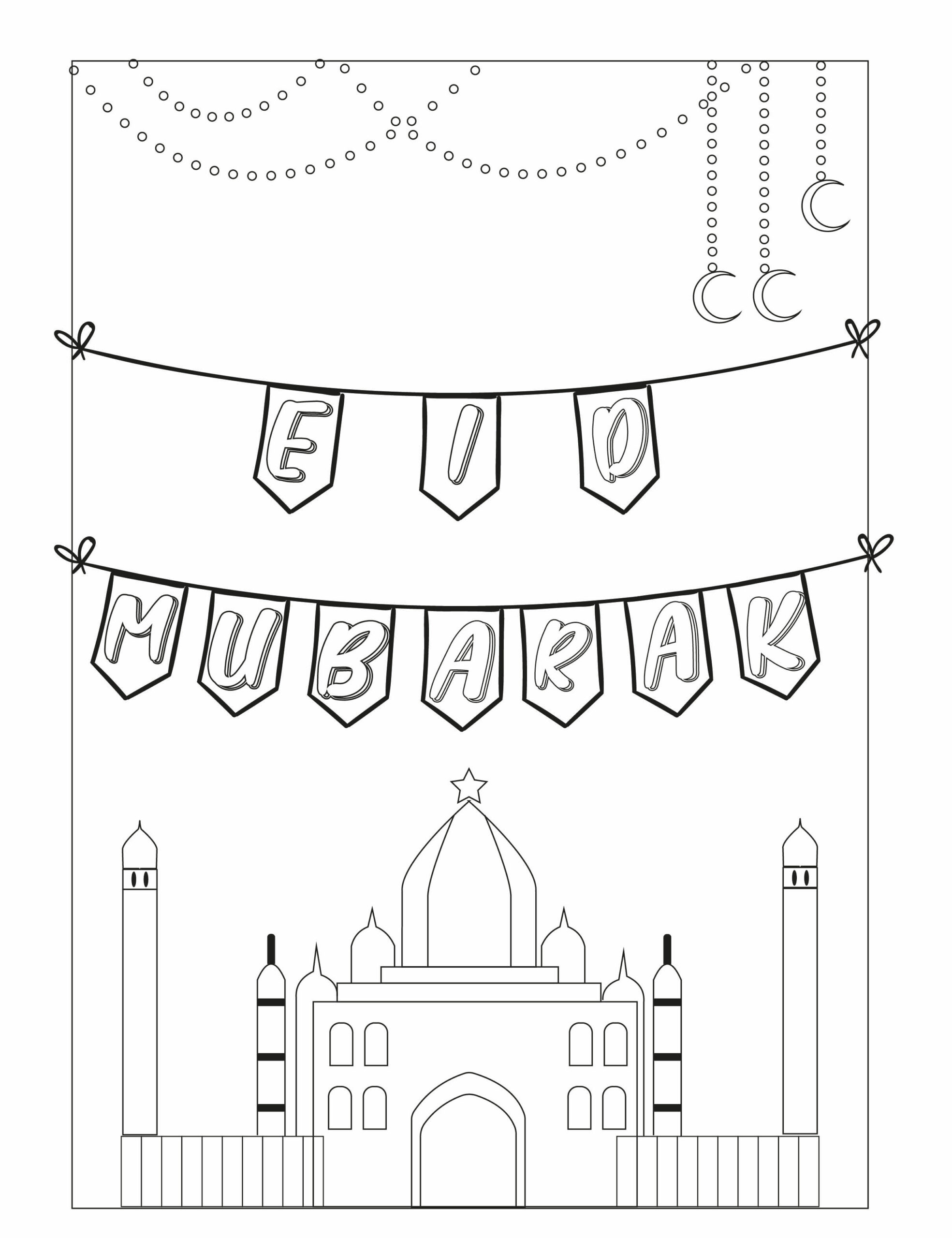 Printables - Free Coloring Pages &amp;amp; Learning Worksheets | Hp in Printable Ramadan Cards For Coloring Pages