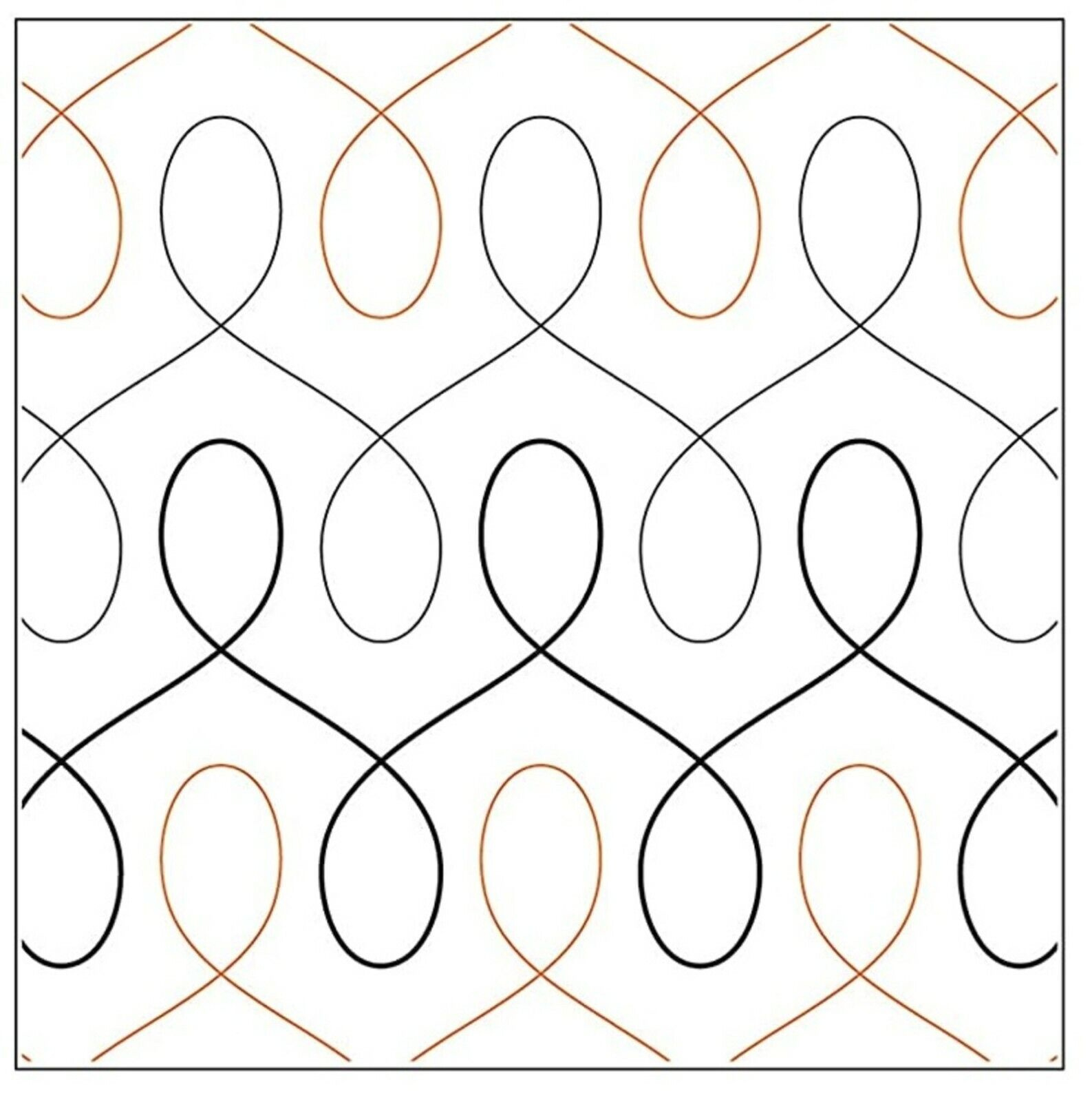 Quilting Modern Twist Pantograph Longarm Machine Paper Patterns inside Free Printable Pantographs For Longarm Quilting