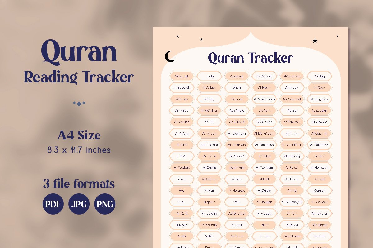 Quran Reading Tracker Printable intended for Ramadan Quran Printable