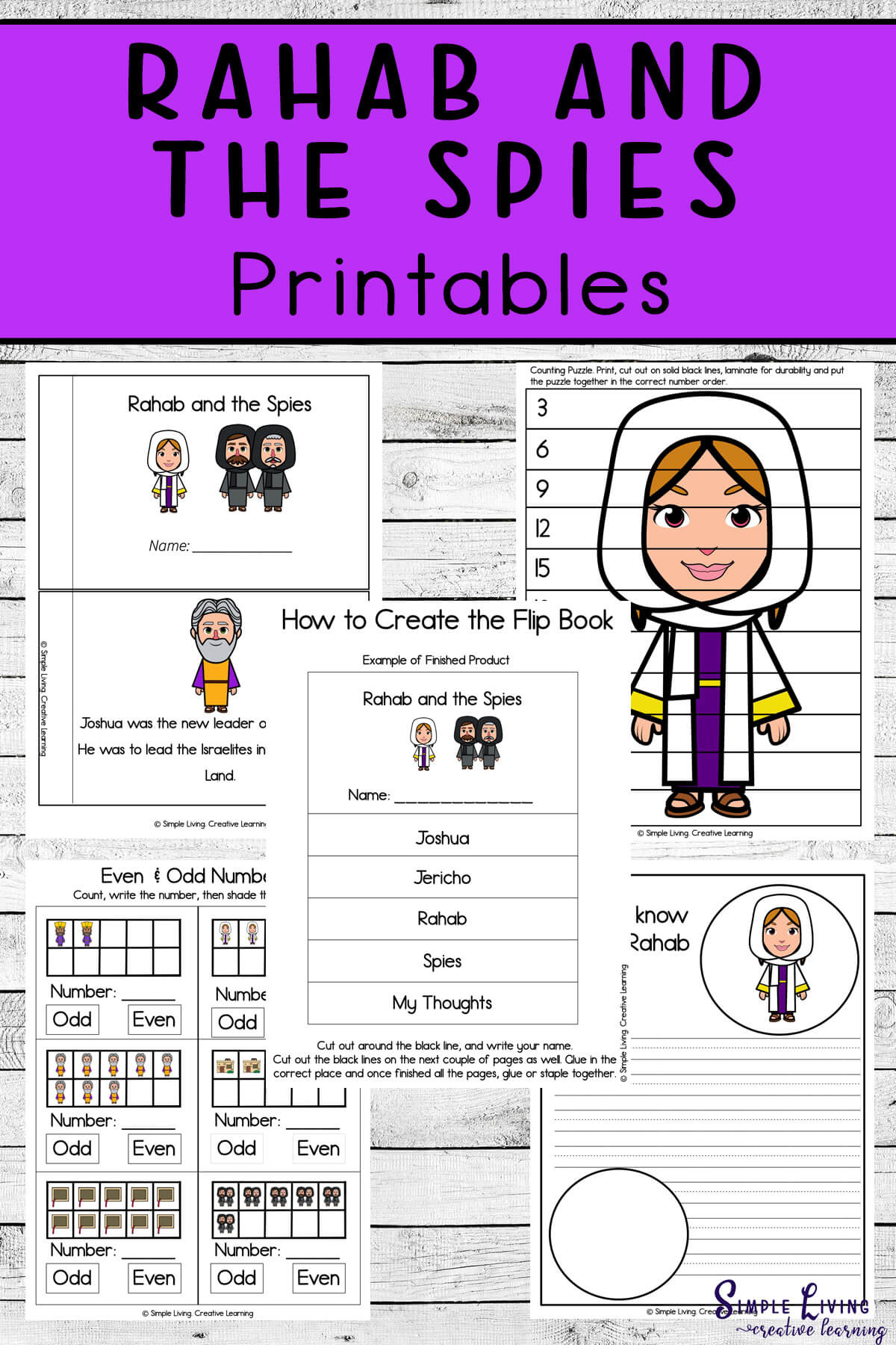 Rahab And The Spies Printables - Simple Living. Creative Learning within Free Printable Rahab And The Spies Craft