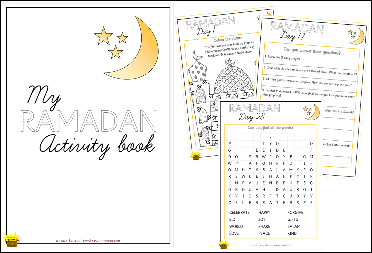 Ramadan Activity Book (Ages 7+) intended for Ramadan Activity Book Printable