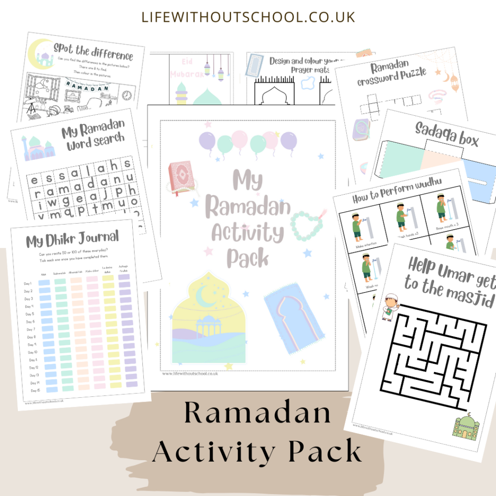 Ramadan Activity Pack Free Pdf - Life Without School in Pdf Ramadan Printables