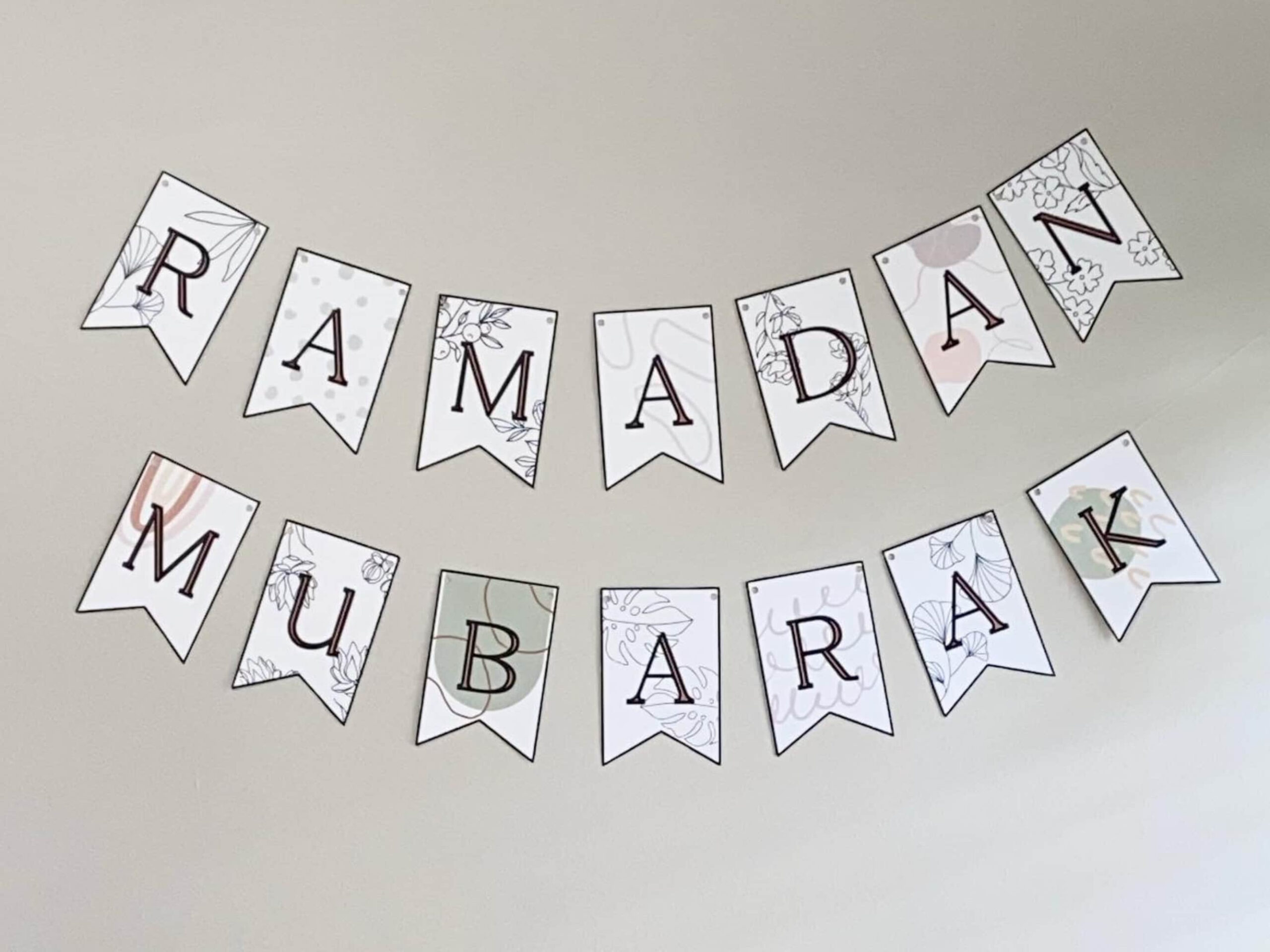 Ramadan Banner, Ramadan Mubarak Banner, Ramadan Printables with regard to Ramadan Mubarak Printable Letters