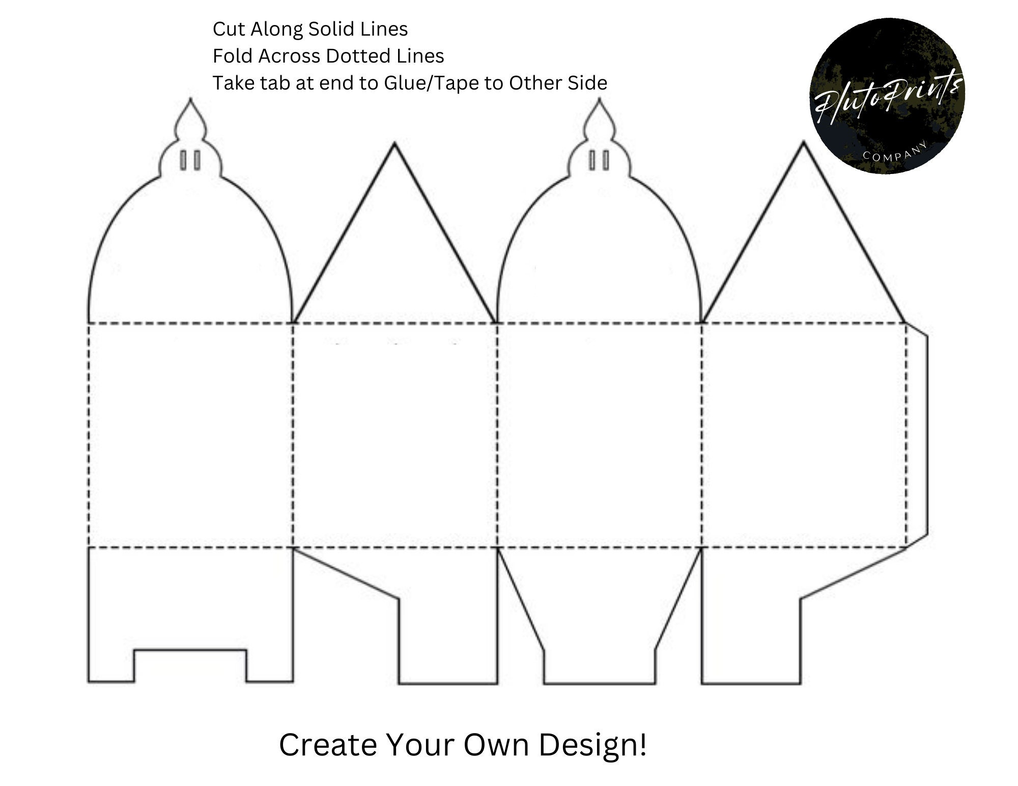 Ramadan Inspired Lantern Templates - 32 Pages - Design Your Own for Lantern Ramadan Printables