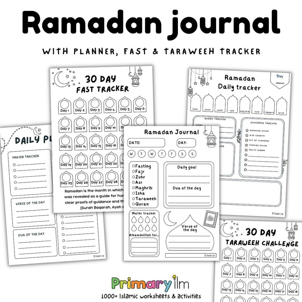 Ramadan Journal - Primary Ilm regarding Free Ramadan Tracker Printables