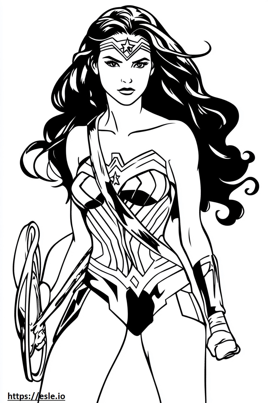 Realistic Wonder Woman Free Printable with Free Printable Wonder Woman