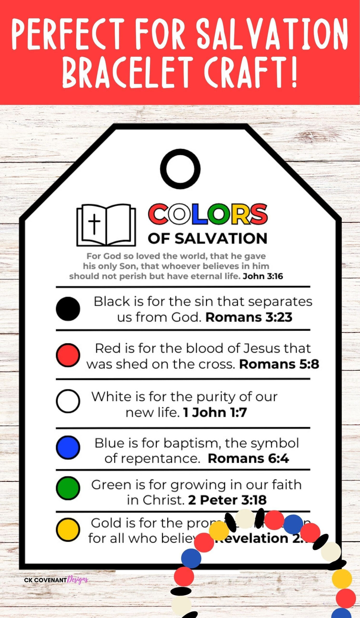 Salvation Bracelet Printable Free - Shop On Pinterest pertaining to Free Printable Salvation Bracelet Cards