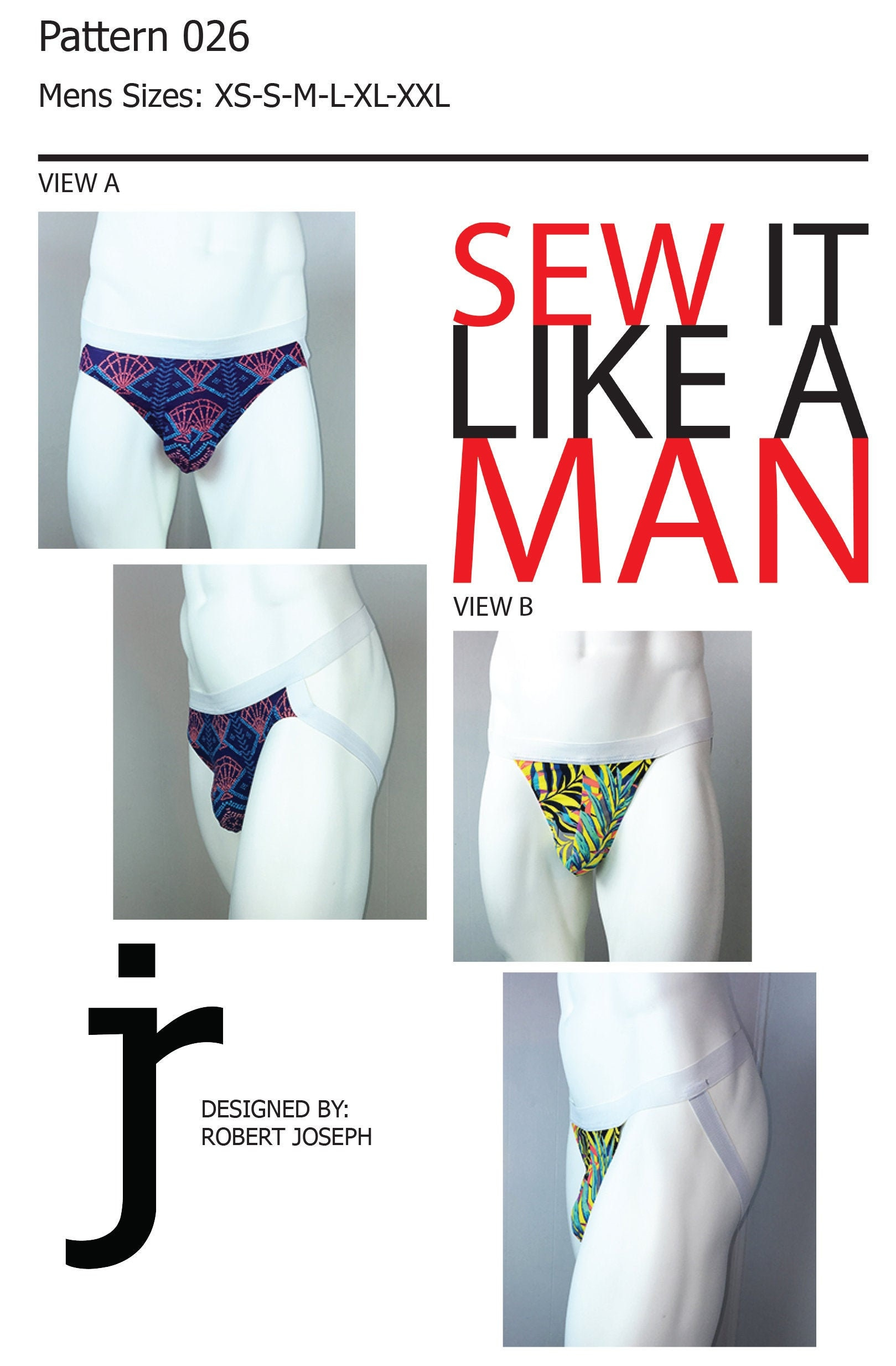 Sewitlikeaman - Etsy Uk with Printable Mens Thong Sewing Pattern Free