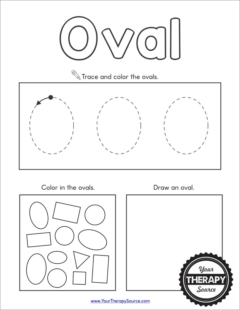 Shapes Worksheet Preschool - Free Printables - Your Therapy Source intended for Shape Identification Worksheets Free
