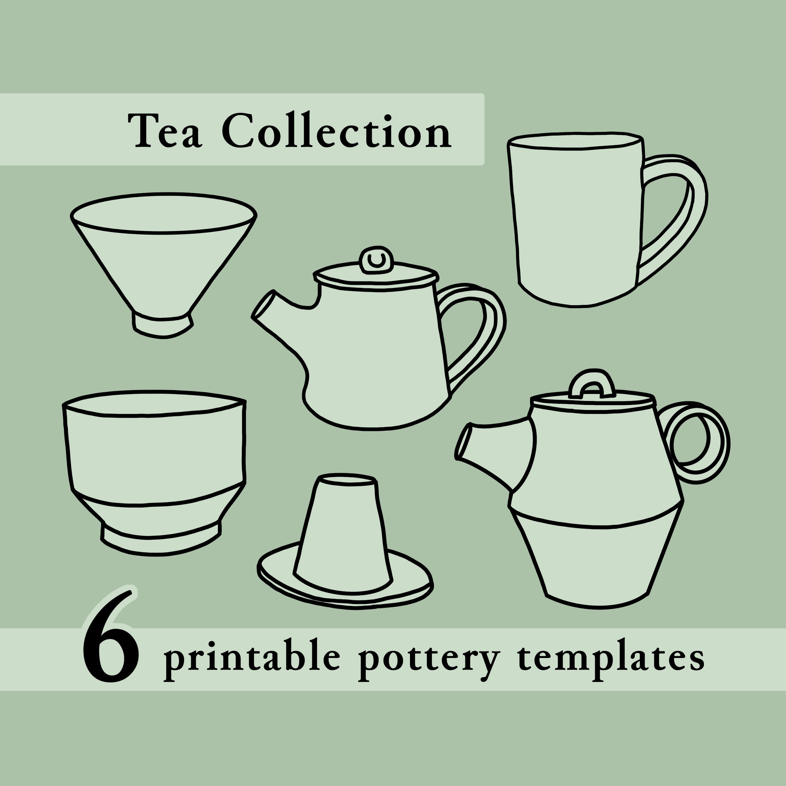 Shop — Pottery To The People intended for Free Printable Pottery Templates