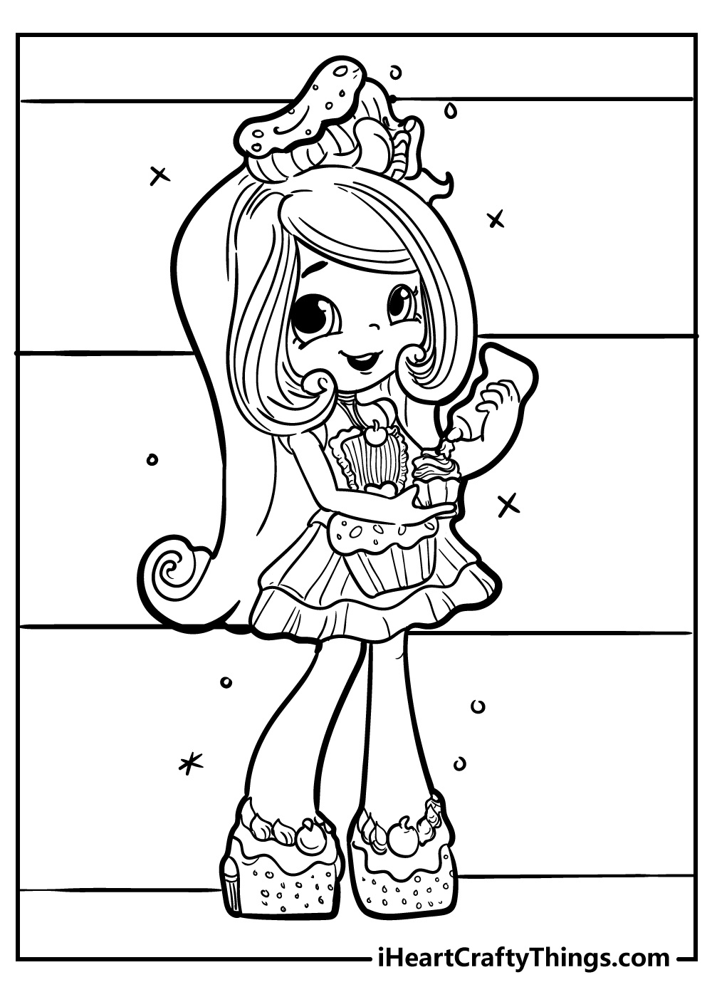 Shopkins Coloring Pages (45 Free Printables) in Shopkins Colouring Pages Free Printable