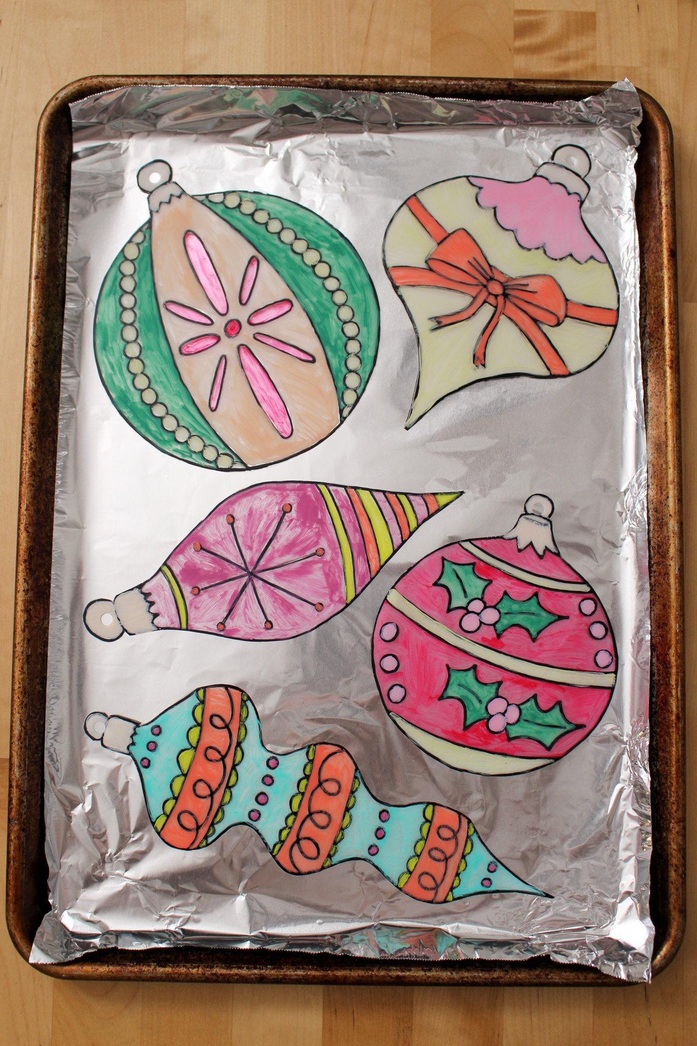 Shrinky Dinks Ornament Gift Tags (&amp;amp; Printable Template in Shrinky Dinks Printable Templates