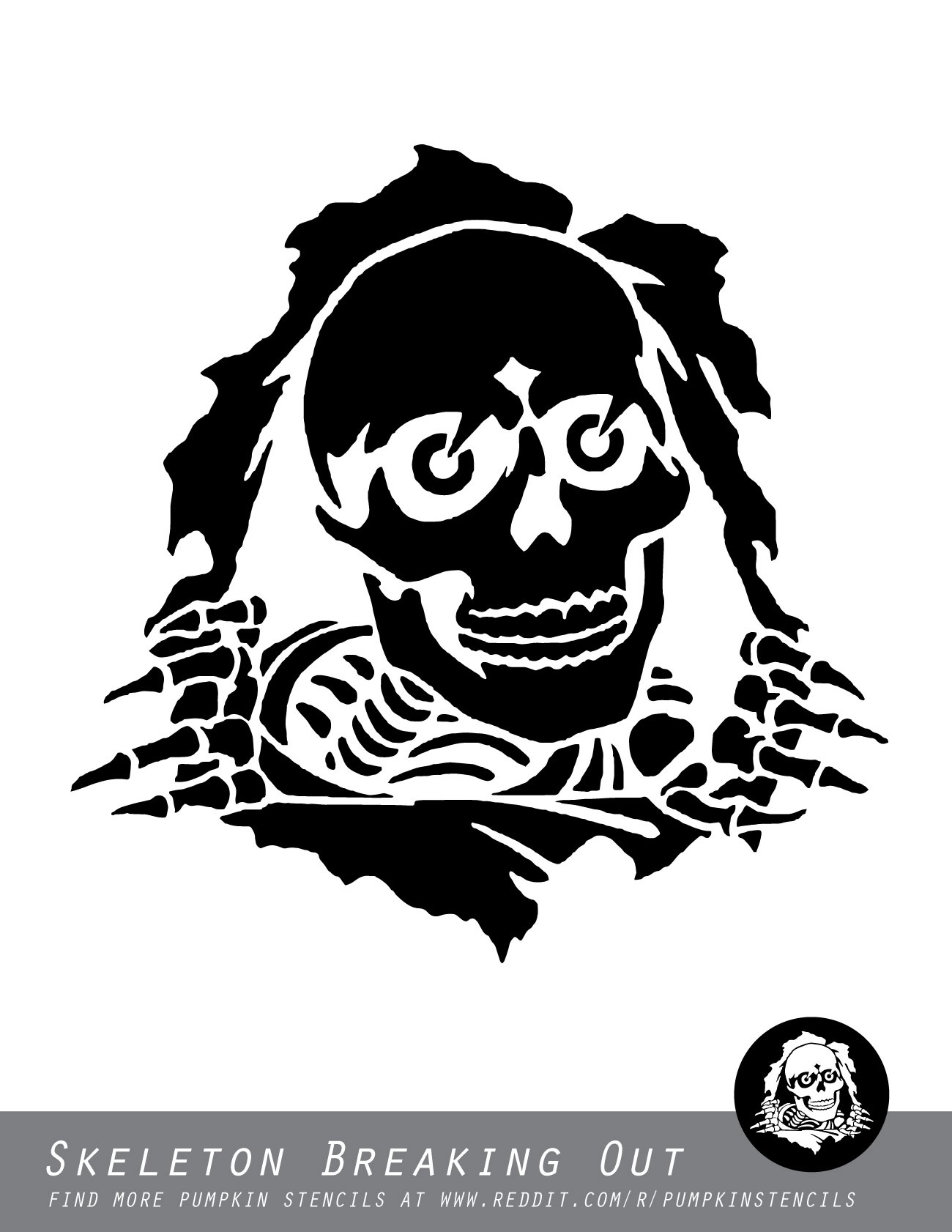 Skeleton (Free Pumpkin Stencil - Pumpkin Pattern - Pumpkin throughout Printable Misfits Pumpkin Stencil