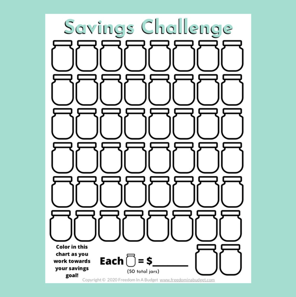 Spar Challenge Printable | Ersparnis Challenge Tracker Pdf - Etsy.de throughout Free Printable Saving Challenges