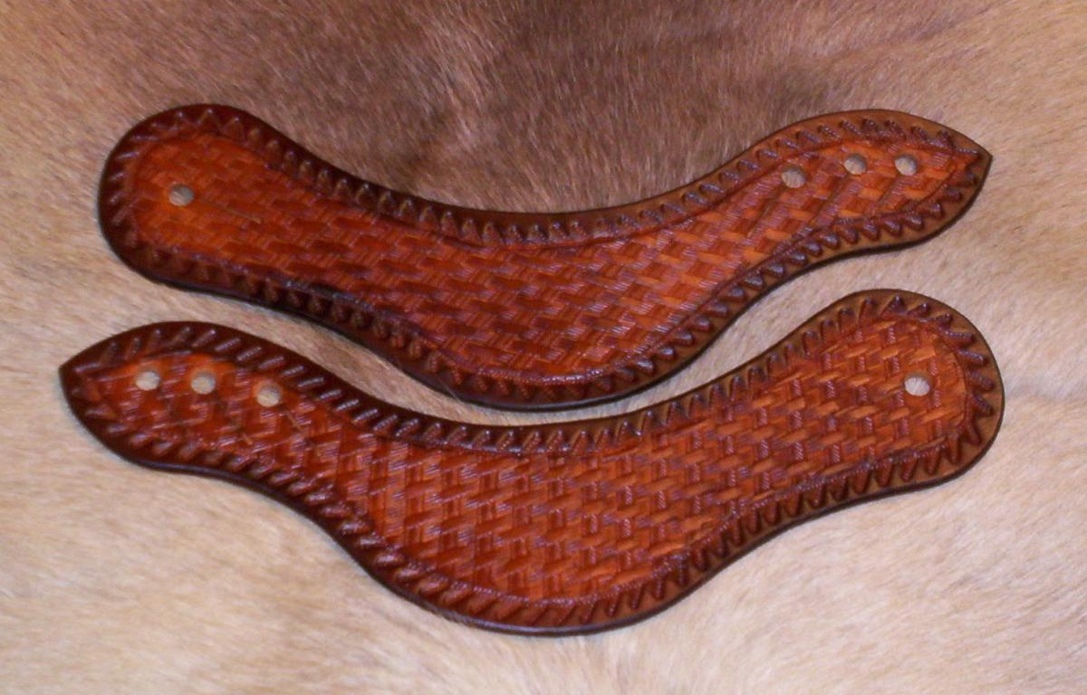 Spur Strap Templates - Patterns And Templates - Leatherworker for Free Printable Spur Strap Patterns