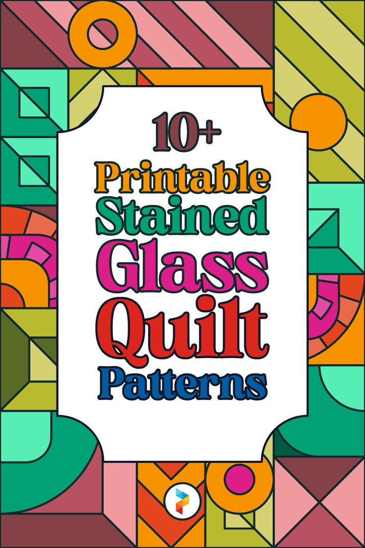 Stained Glass Quilt Patterns - 10 Free Pdf Printables | Printablee intended for Printable Free Stained Glass Quilt Pattern