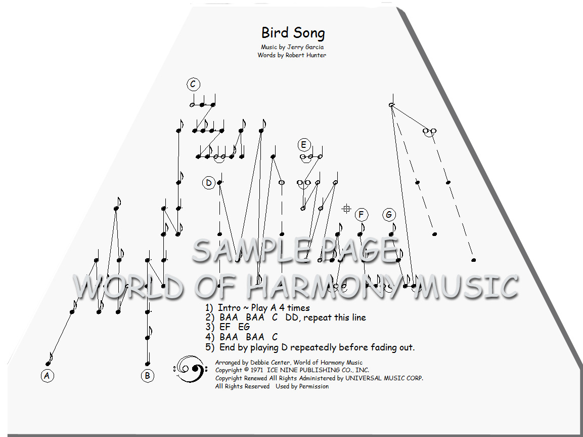 Standard Downloadable Zither Sheet Music - World Of Harmony Music with regard to Printable Free Lap Harp Sheet Music For Beginners
