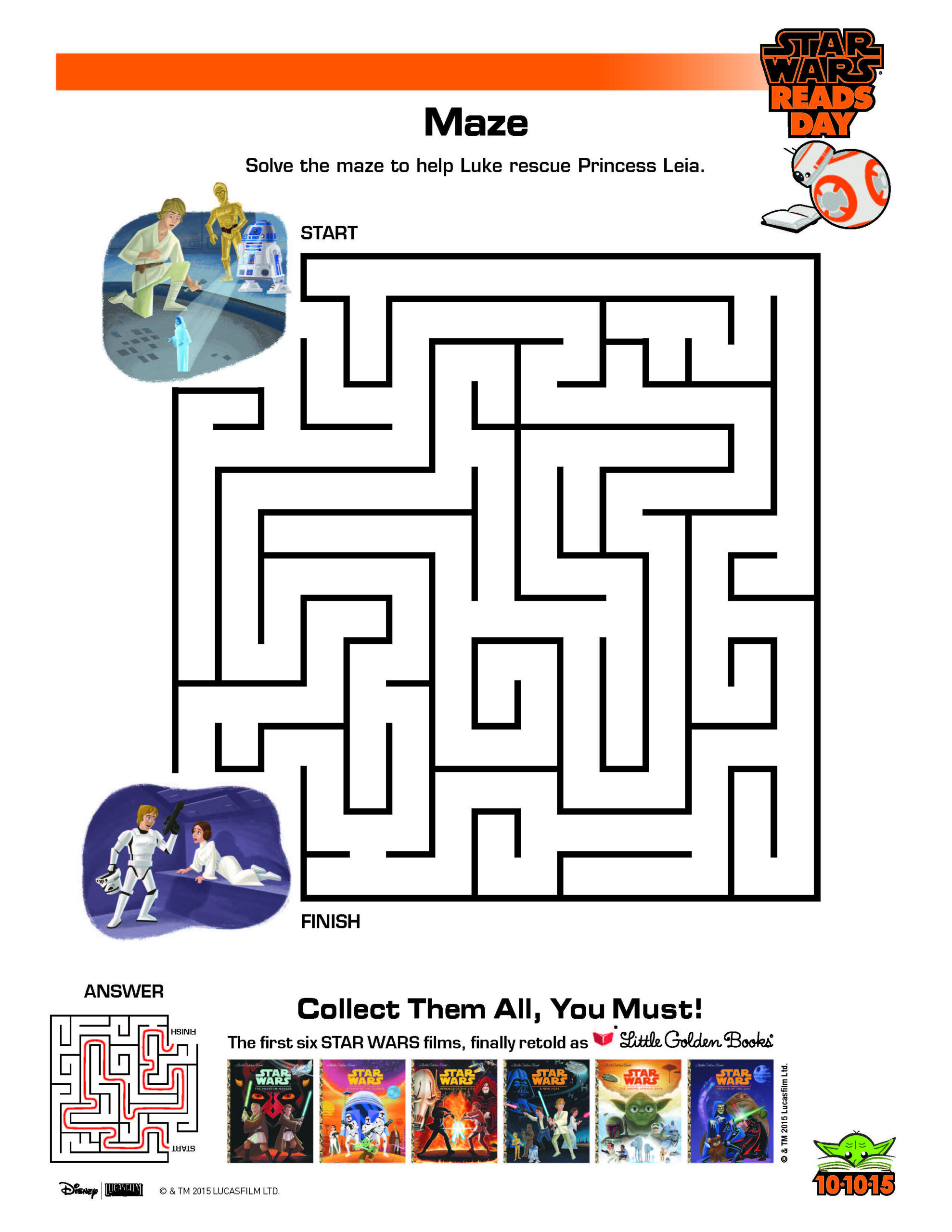 Star Wars Printables &amp;amp; Activities | Brightly for Printable Star Wars Maze