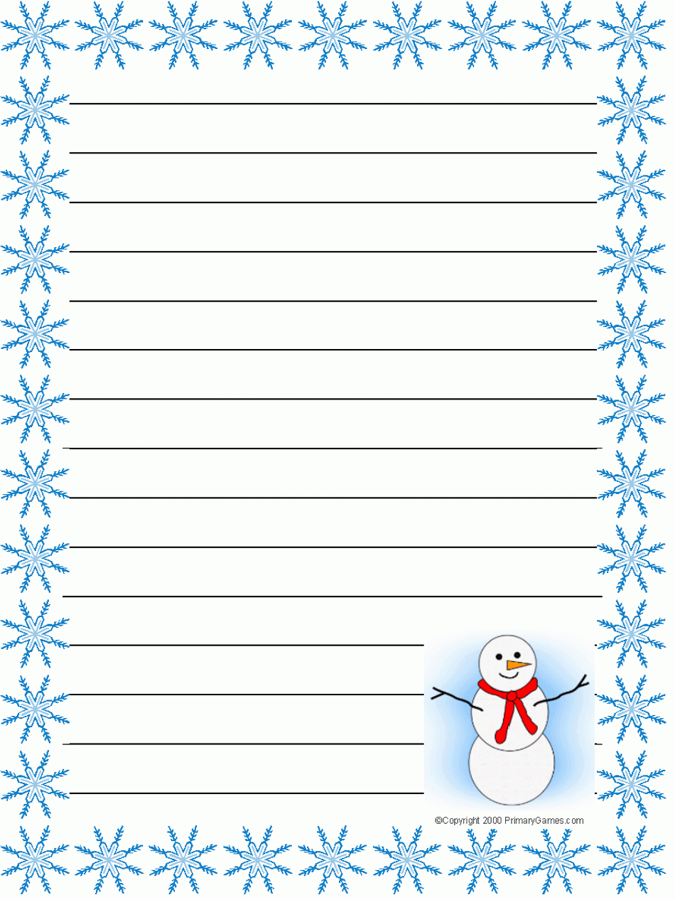 Stationery - Primarygames - Free Printable Worksheets regarding Free Printable Winter Stationery