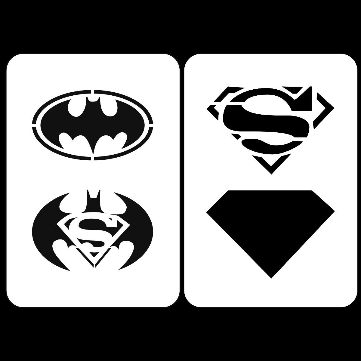 Superheld Gesichtsmalerei Schablonen Gesichtsmalerei Vorlagen Batman Schablonen for Free Printable Face Painting Stencils