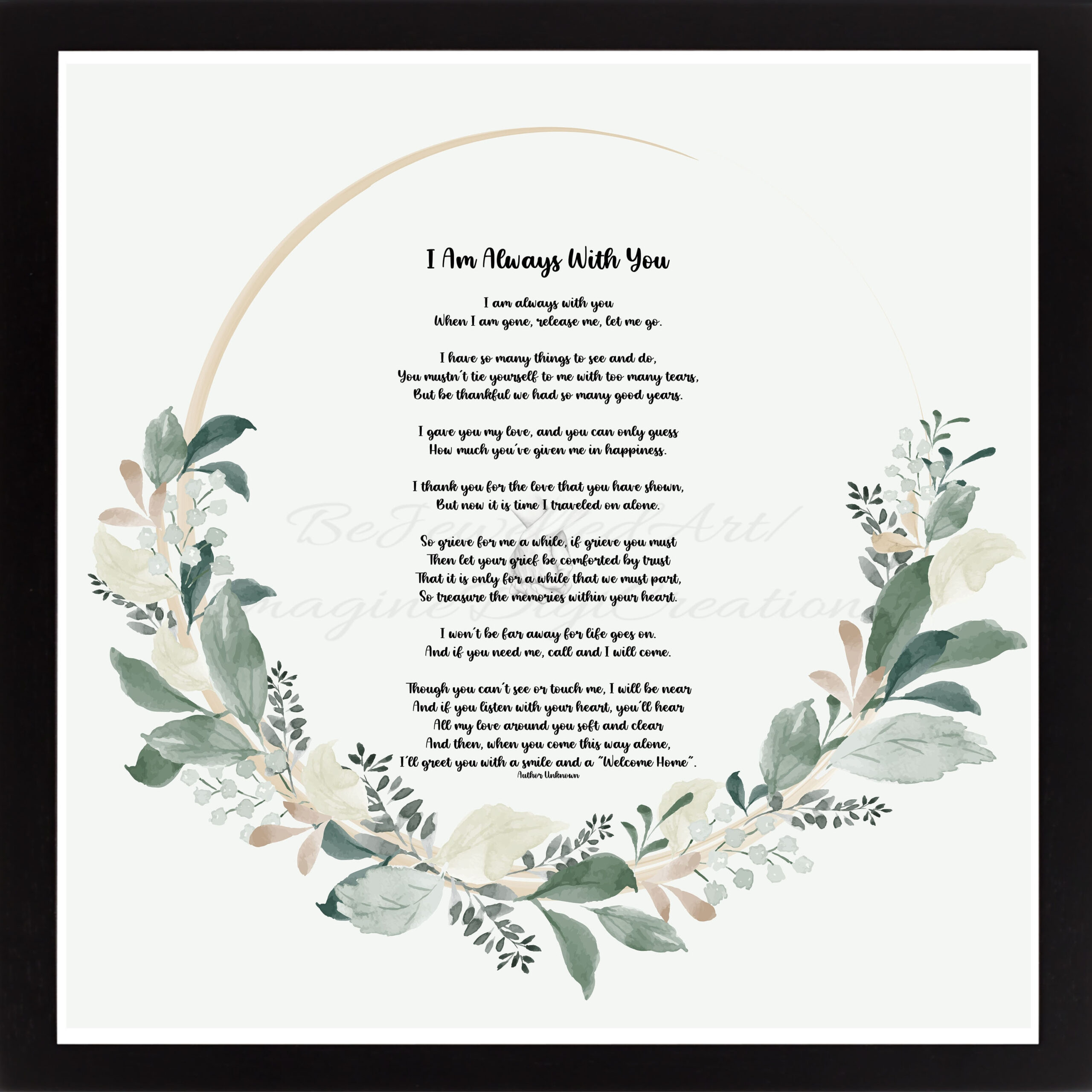 Sympathy,Memorial Poem,Condolences,Memorial,Loved One,Always With pertaining to Broken Chain Poem Printable