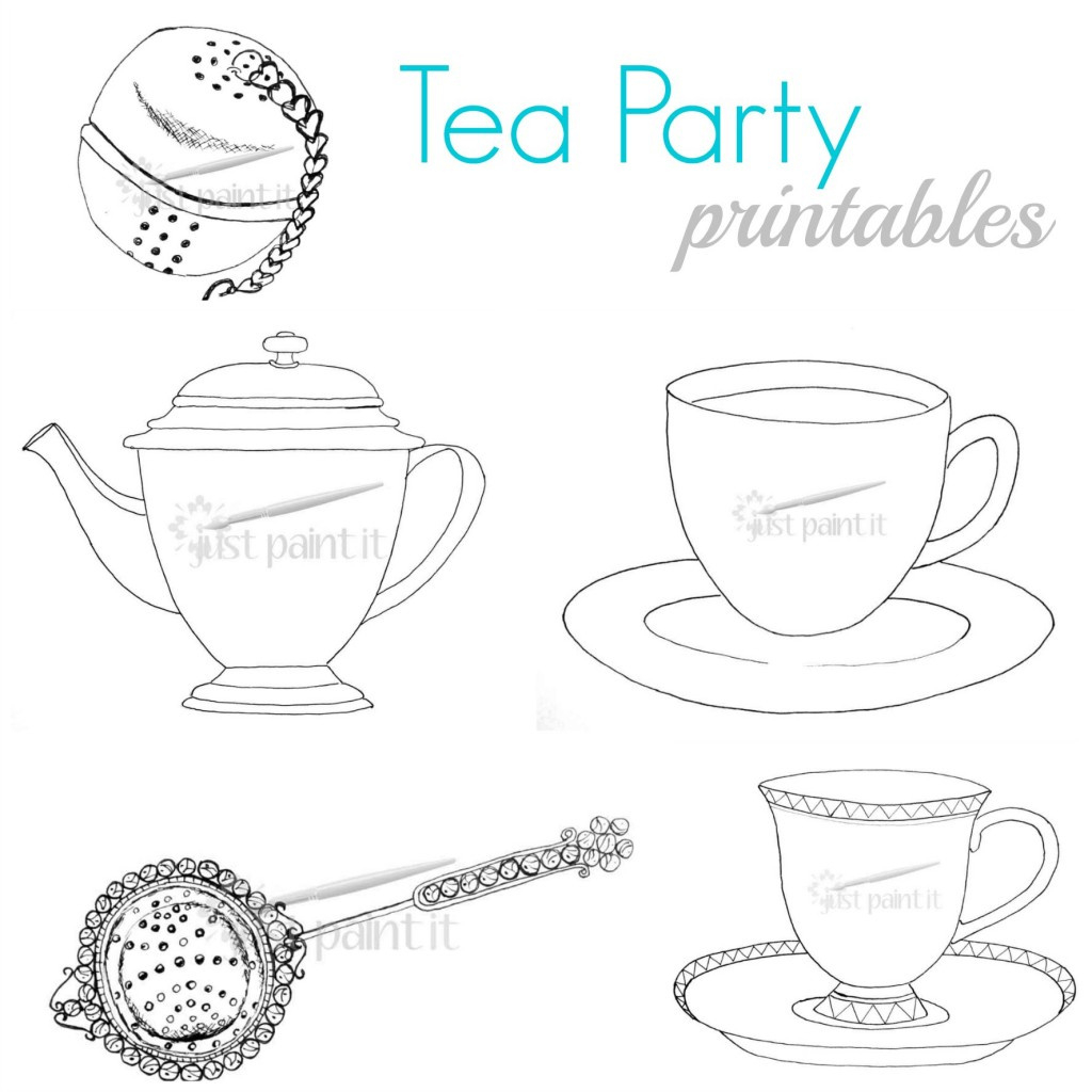 Tea Party Printables pertaining to Free Printable Tea Party Games For Adults