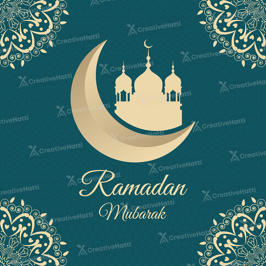 Template Banner For Ramadan Mubarak in Ramadan Star Printable Banner