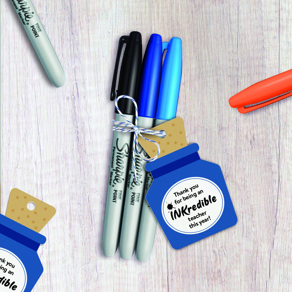 Thank You For Being Inkredible Gift Tag - Free Printable Download intended for You Just Happen To Be Inkredible Free Printable