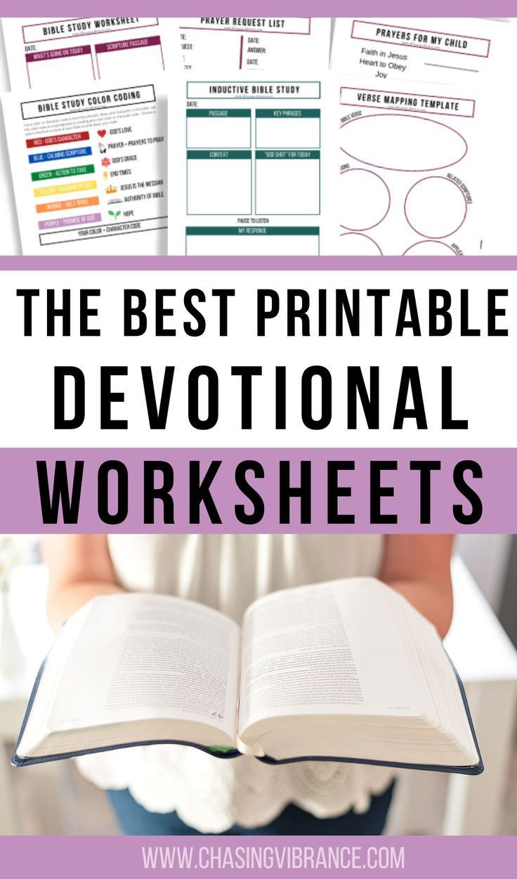 The Best Free Printable Devotional Worksheets For Bible Study And throughout Free Printable Daily Devotions For Seniors