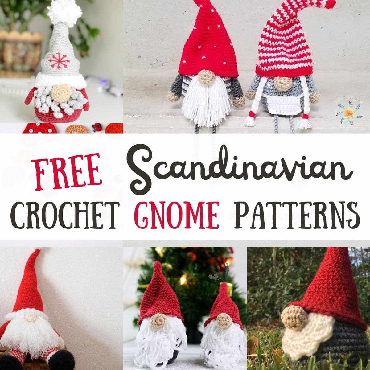 The Cutest Free Scandinavian Crochet Gnome Patterns You&amp;#039;Ll Love in Printable Nordic Gnome Pattern Free