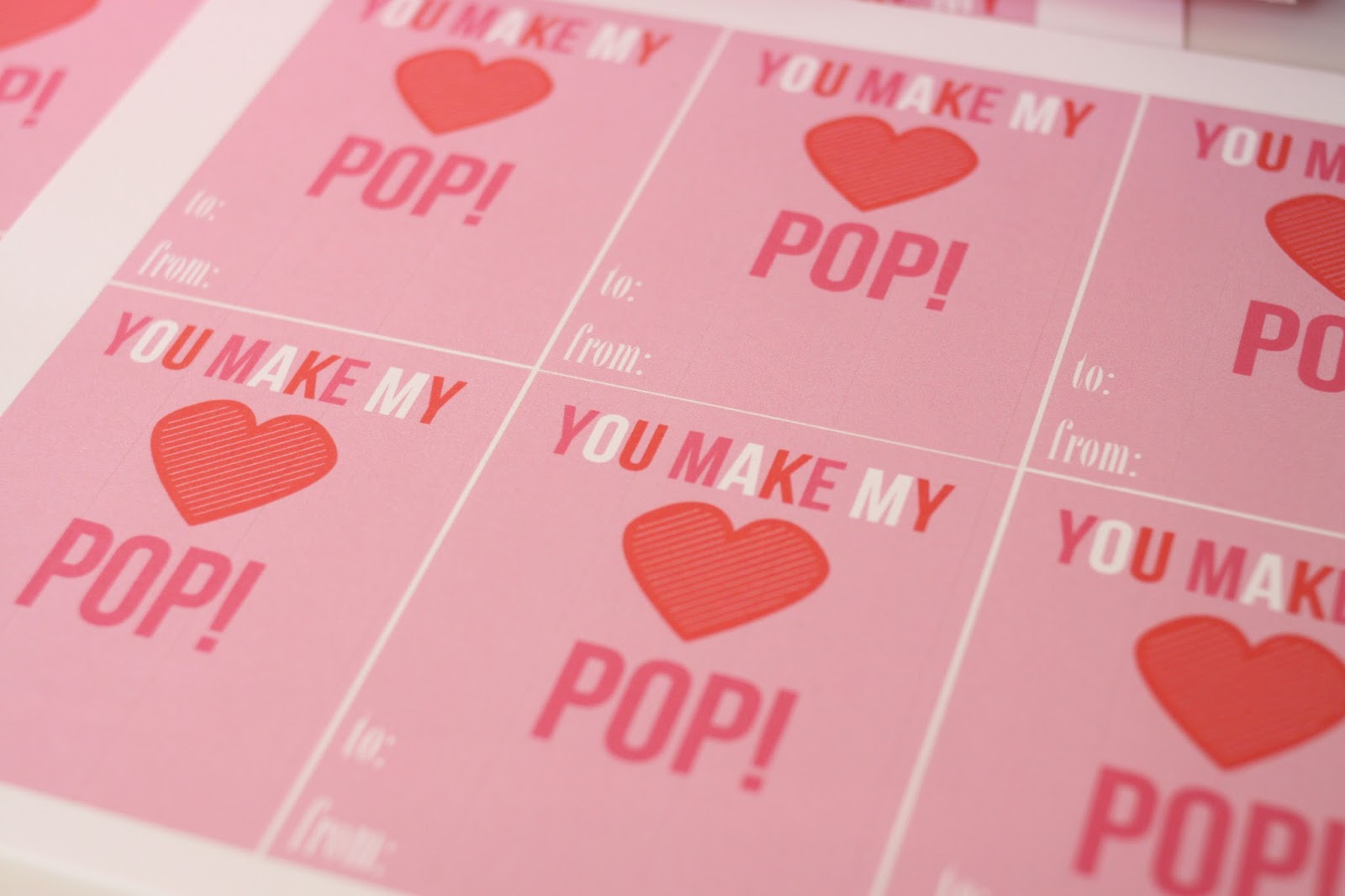 The Larson Lingo: You Make My Heart Pop {Free Printable} in You Make My Heart Pop Free Printable