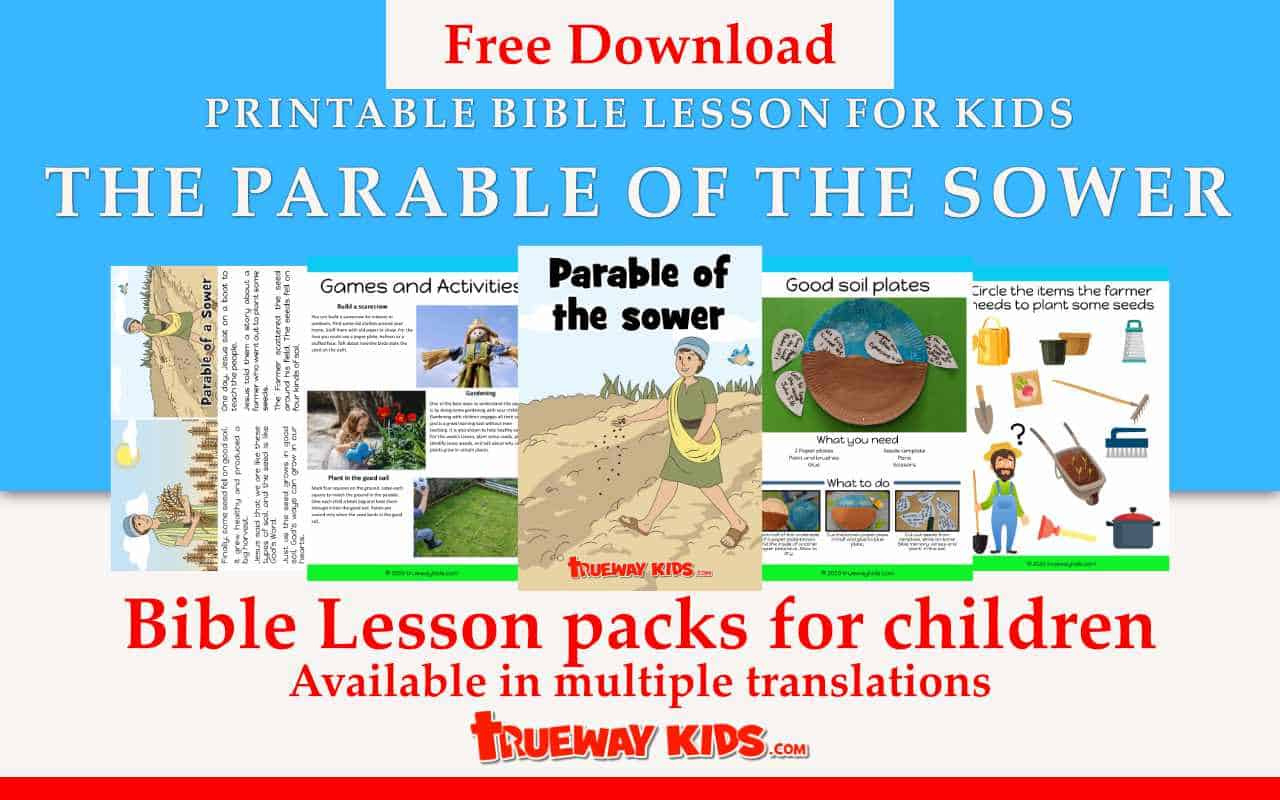 The Parable Of The Sower - Bible Lesson For Kids - Trueway Kids within Parable Of The Sower Free Printables
