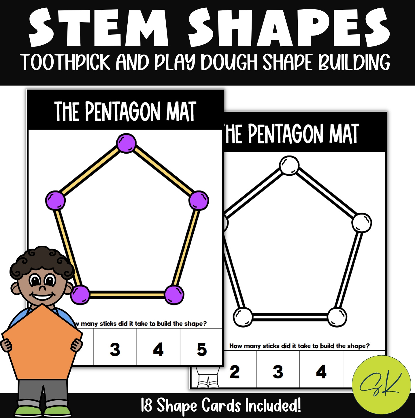 Toothpick Shapes Sale inside Free Printable Marshmallow And Toothpick Geometry Cards