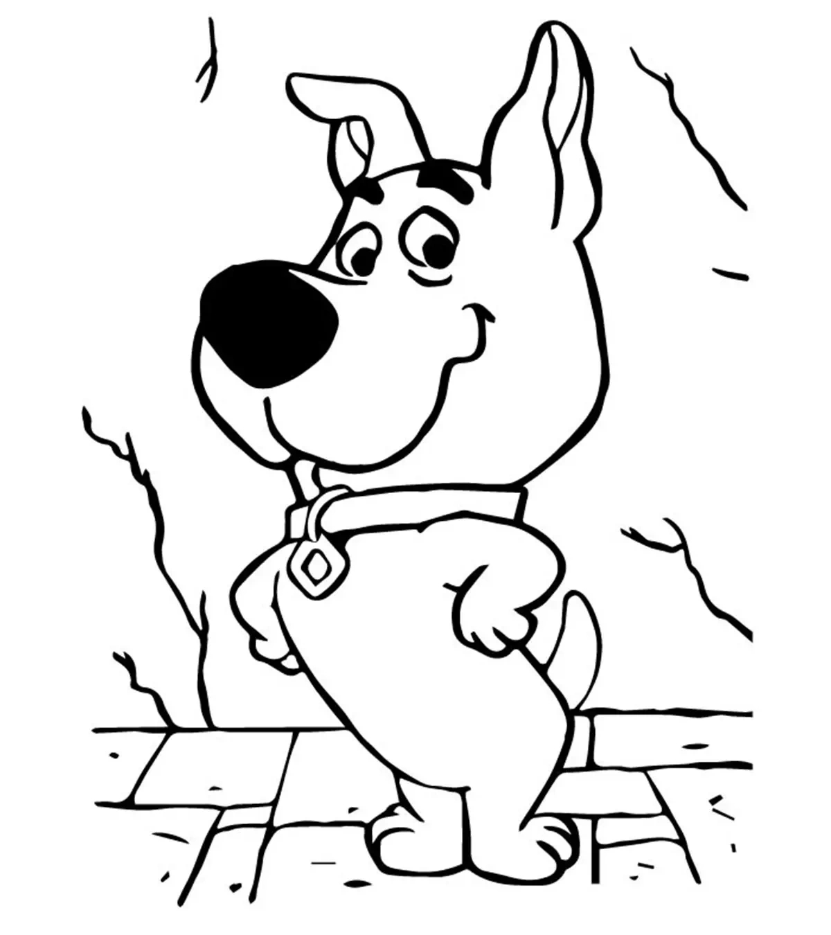 Top 30 Free Printable Scooby Doo Coloring Pages For Kids intended for Scooby Doo Coloring Pages Free Printable