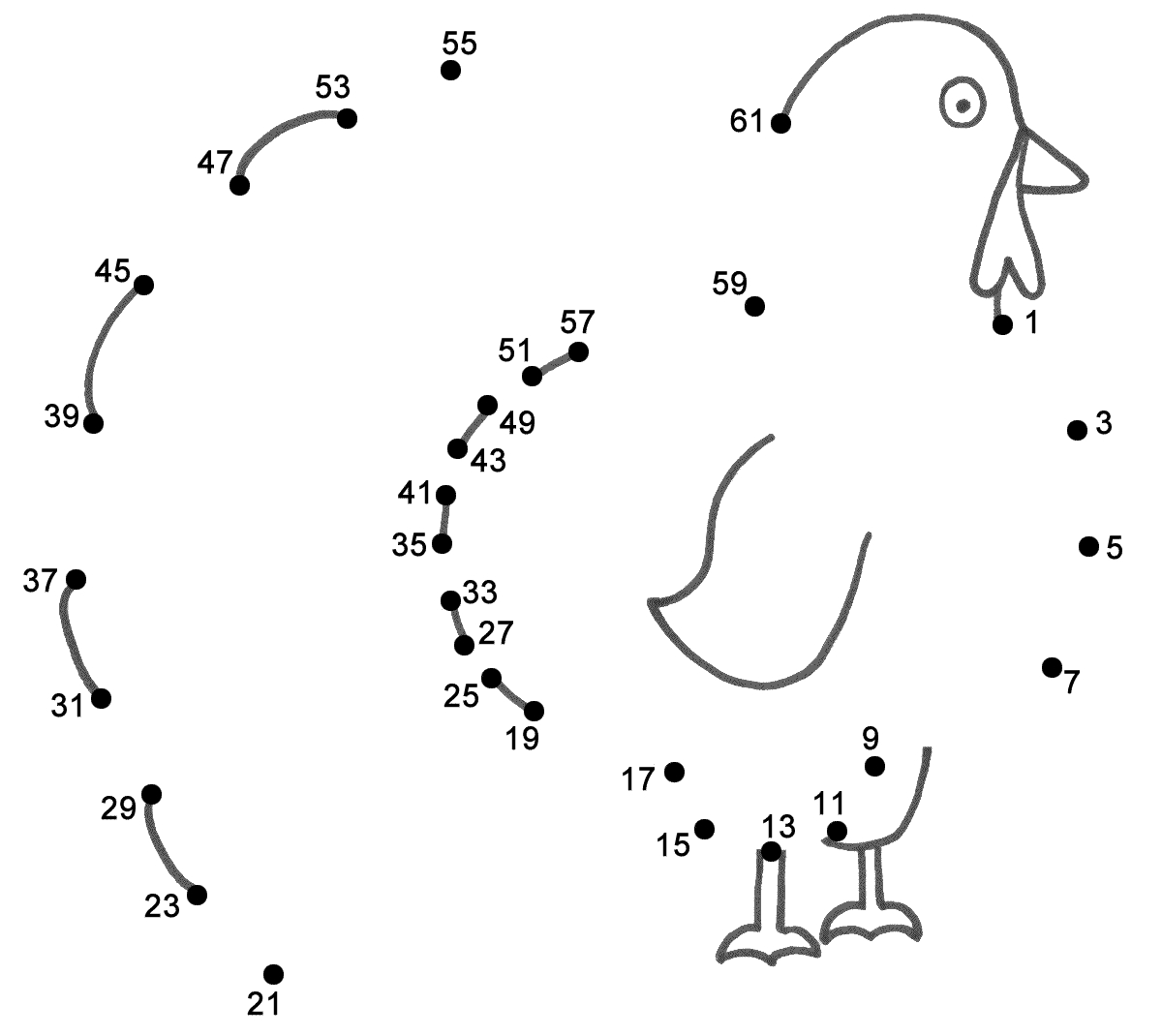 Turkey - Connect The Dots, Count2&amp;#039;S, Starting At 1 (Autumn/Fall) pertaining to Fall Connect the Dots Printable