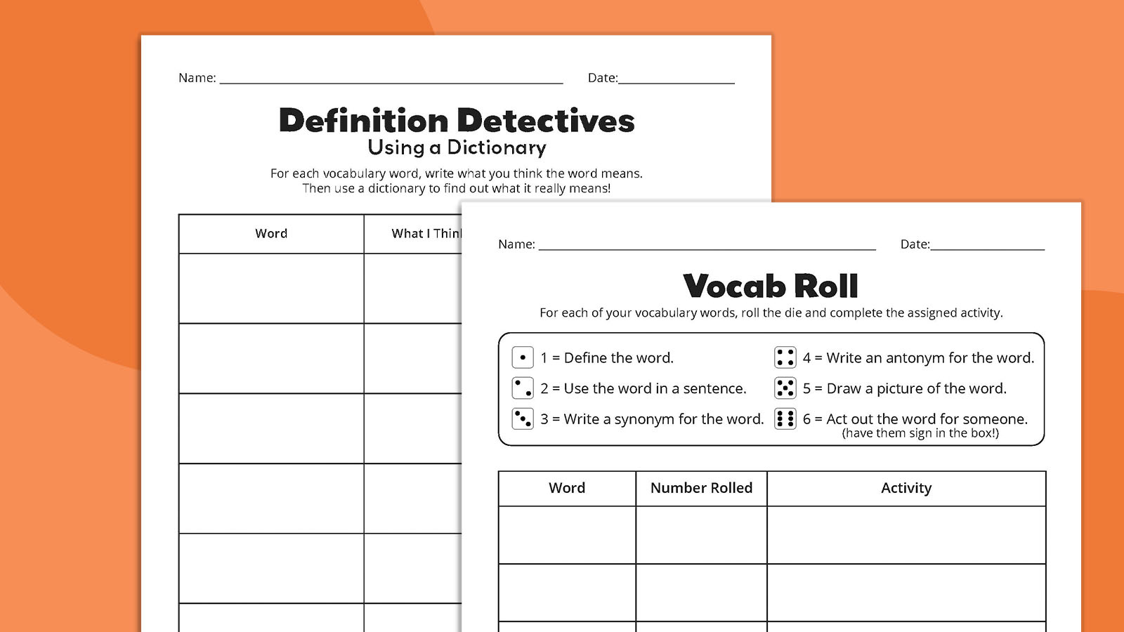 Vocabulary Worksheets: Free Download To Use With Any Word List throughout Vocabulary Printable Worksheets For Adults